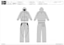 create a clothing tech pack and flat sketch for manufacturing